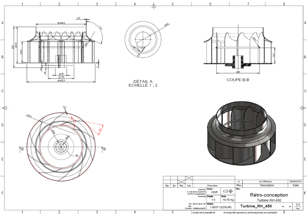 Produit Industriel SolidWorks